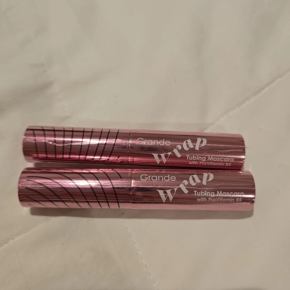 2 NWT Tubes Grande Wrap Mascara - Brand New Factory Sealed 4ml each